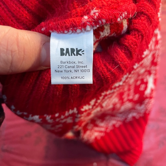 NWOT BARKBOX DOG CHRISTMAS SWEATER SIZE SMALL - Picture 5 of 8